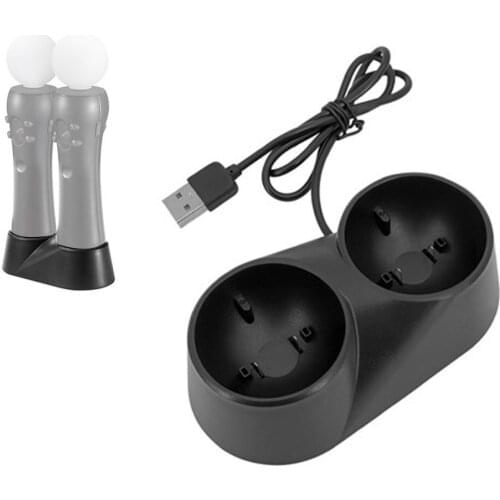 Dual Charger Dock for PS3 / PS4 VR Motion Controller Playstation Move Controller
