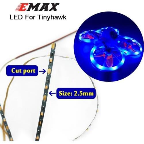 Emax Tinyhawk LED 1M 2.5mm Non-Waterproof 60 Strip Light Dream Color DC 5V led for FPV Racing RC Mini Drone