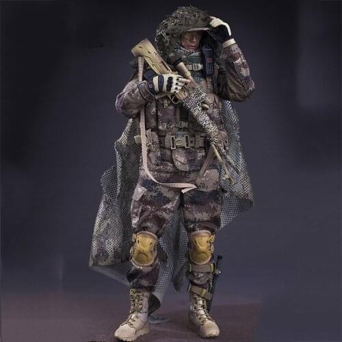 Spot FLAGSET 1/6 soldier model FS73025 Chinese army soul series of desert war wolf 12 inch action figure model toy collection