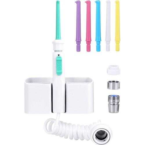 Water Denta l Flosser Faucet Oral Irrigator Water Jet Floss Denta l Irrigator Denta l Pick Oral Irrigation Teeth Tools