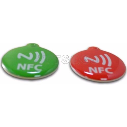 100pcs Free shipping IC Card Epoxy Card 13.56MHZ Fashion&Spceial shape logo printed eposy style rfid tag keyfobs