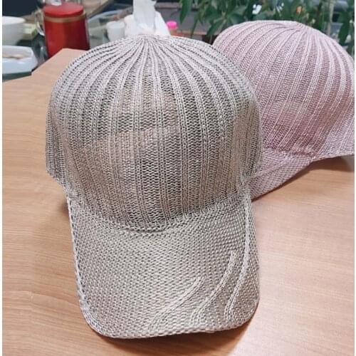 Summer Hat Ladies Korean Fashion Western Style Cap Spring and Autumn Hollow Breathable Sunscreen Mesh Baseball Caps
