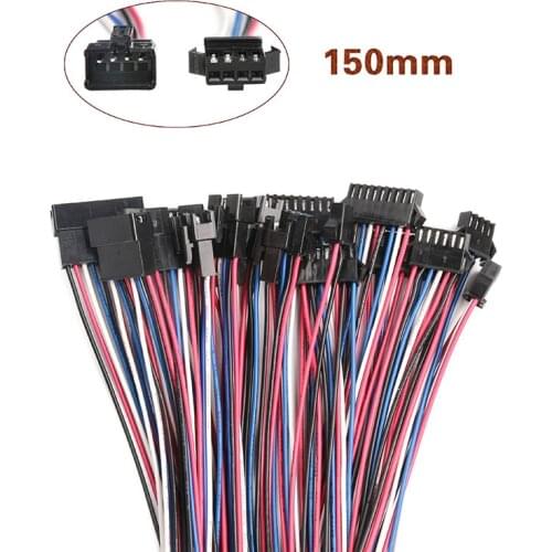 5/10 Pairs JST SM 2.54mm Connector 2P 3P 4P 5P 6P 7P 8P 9P Male & Female Pin Connector Set