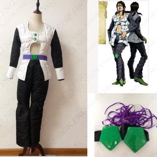 Anime JoJos Bizarre Adventure Illuso Cosplay Costume Custom Made