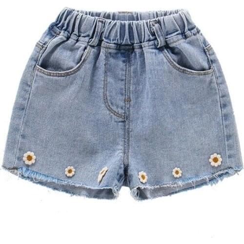 Summer New Kids Girls Korean Demin Shorts