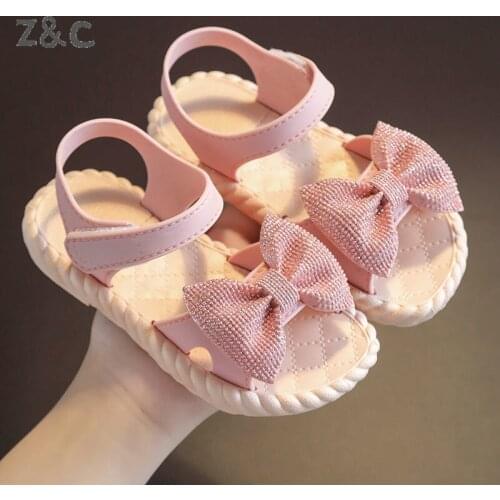 Girls sandals summer 2020 new childrens soft-soled fashion little girl princess shoes baby beach sandals shoes for kids girls