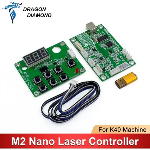 LIHUIYU M2 Nano Laser Controller Mother Main Board + Control Panel + Dongle B DIY Engraver Cutter System 3020 3040 K40 Machine