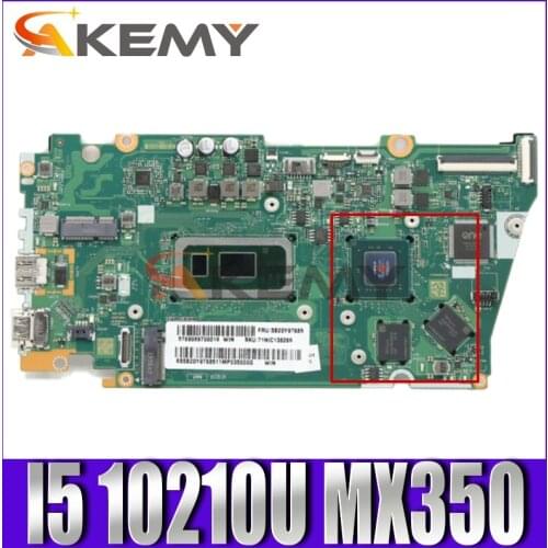 Mainboard For Lenovo ideapad S340-13IML Laptop motherboard FRU 5B20Y97687 with CPU I5 10210U RAM 8G GPU MX350 2G 100% test