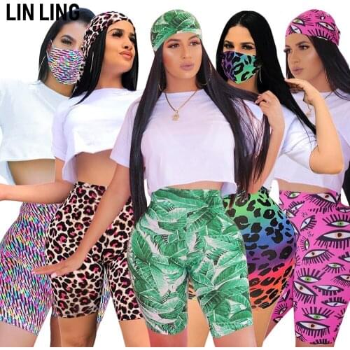 LINLING Fashionable High Waist Print Pattern Middle Pants Beach Holiday Tight Straight Hot Bottoms Pants