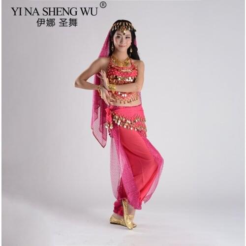 Belly Dance Costume Set Women Oriental Dance Performance Wear Indian Bollywood Costume High Quality Belly Dance Indian Dance Set