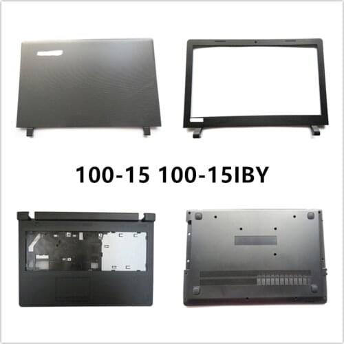 New laptop For Lenovo ideapad 100-15 100-15IBY Black LCD Back Cover Top Case/Front Bezel/Palmrest/Bottom Base Cover Case