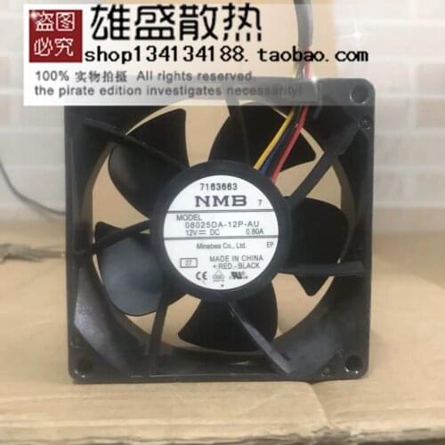 For NMB 08025da-12p-Au 8025 8cm 12V 0.80a Pressurized Server Cooling Fan