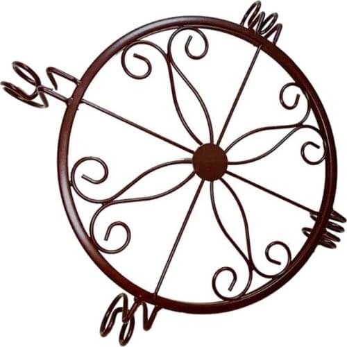 Plant Stand Flower Interior Balcony Outdoor Floor Wrought Living Room Indoor European Desktop Iron Bonsai