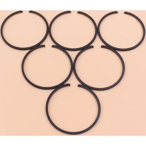 6Pcs/lot 34mm Piston Ring Fit BC260 CG260 BG260 26CC Brush Cutter 1E34F TL34 MITSUBISHI TU26 Strimmer Trimmer Engine Parts