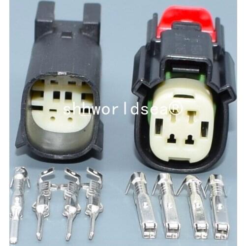 Shhworldsea 4 Pin 1.2MM 33472-0401 33472-4049 Automotive Light Connector Lamp Female Male Socket For Ford