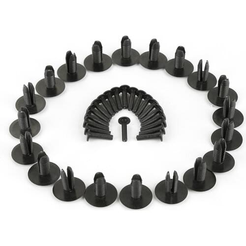 20pcs/Set Durable Push Fit Plastic Rivet Pin Clip Bumpers Interior Trim Panel Fascia For BMW 3.5.7 Car accessories TXTB1