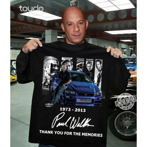 1973-2013 Paul Walker thank you for the memories T-Shirt