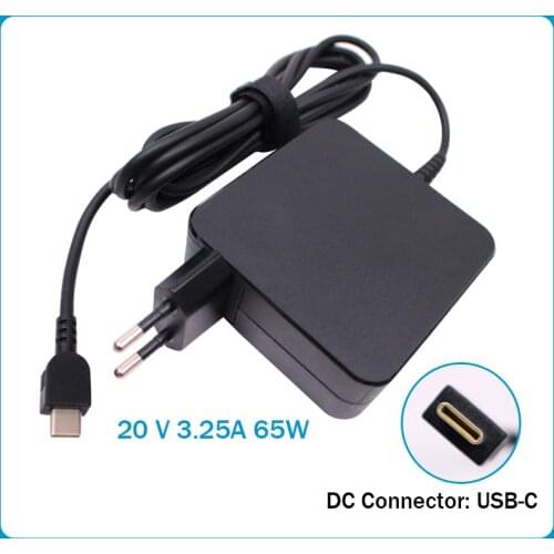 65 W portátil adaptador de carga para Lenovo ADLX65CCGU2A 5A10K78761 ADLX65CLGC2A GX20L29355 AC DC cargador de 20 V de alimentac