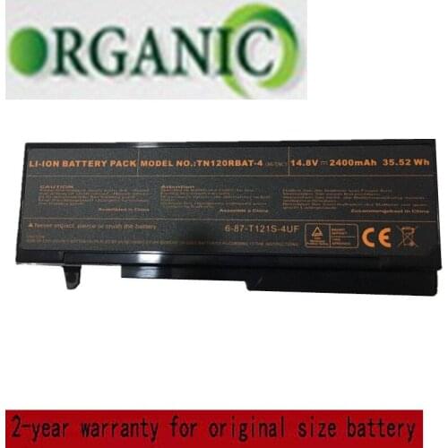 14.8V 2400mAh 35.52Wh TN120RBAT-4 TN120RBAT-8 Laptop Battery For Clevo TN120R TN121R TN120 6-87-T121S-4UF