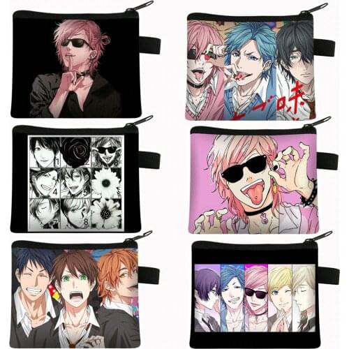 Anime Yarichin Club Coin Purse Boys Love Wallet Lgbt Women and Men Coin Bags Harajuku Money Bag Purse Keys Cars Holder