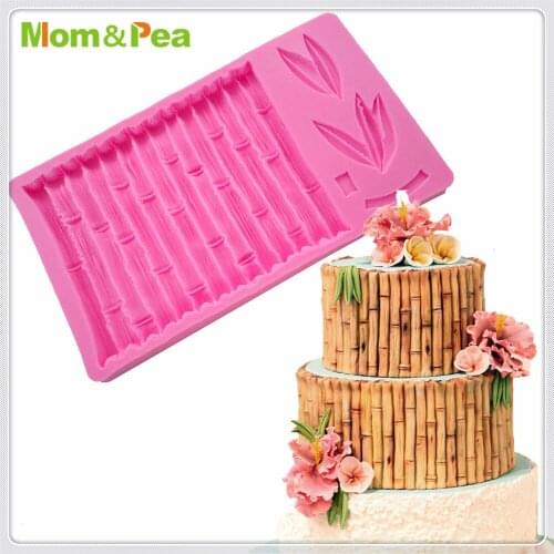 MPA1774 Bamboo Silicone Mold Gum Paste Chocolate Ornamental Fondant Mould Cake Decoration Tools