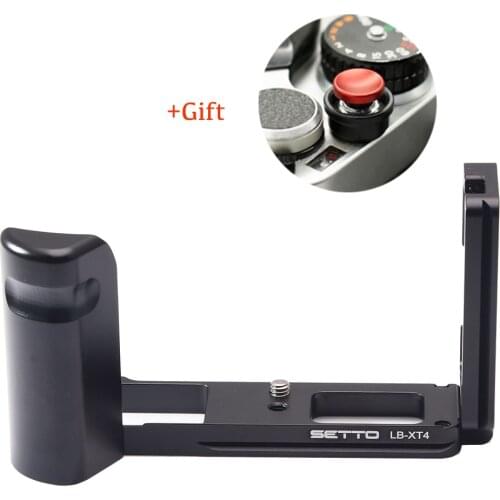 SETTO XT4 Quick Release L Plate L Bracket for Fuji Fujifilm X-T4 XT4 Vertical Shoot Quick Release Plate Hand Grip Holder