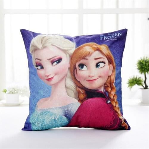 45x45cm Disney Frozen pillowcase cover Home Textile children baby girl Couple Pillow Cover Decorative Pillows Case Living Room