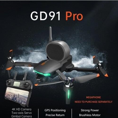 Brushless Tripple Camera RC Drone GPS Follow 2-Axis Anti-shake Gimbal 4K HD ESC Lens 1200M Range Selfie WIFI FPV RC Quadcopter