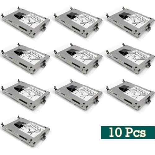 GZEELE new 10x Hard Drive Caddy+Screws For HP Elitebook 8460P 8460W 8470P 8470W 8560W 8770W