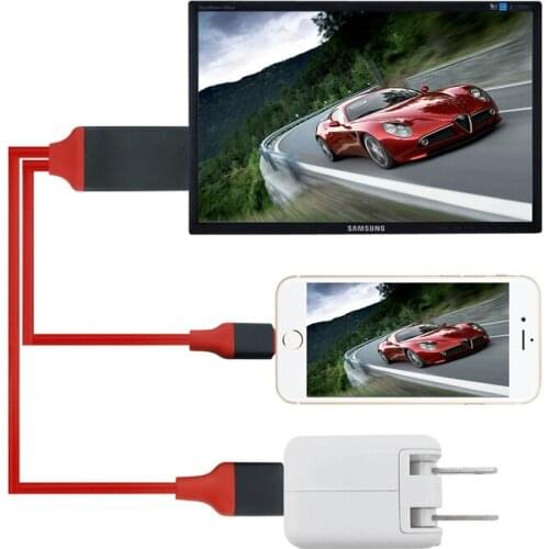 HD TV CABLE for-lightning to HDMI audio and video HD cable Plug and Play