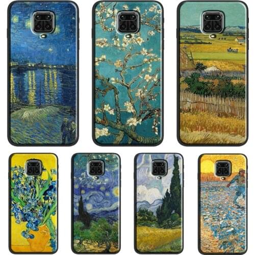 Oil Painting Van Gogh For Xiaomi Redmi Note 10 7 8 9 Pro Note 8T 9S Soft Case For Redmi 9T 9A 9C K40 Pro Cover