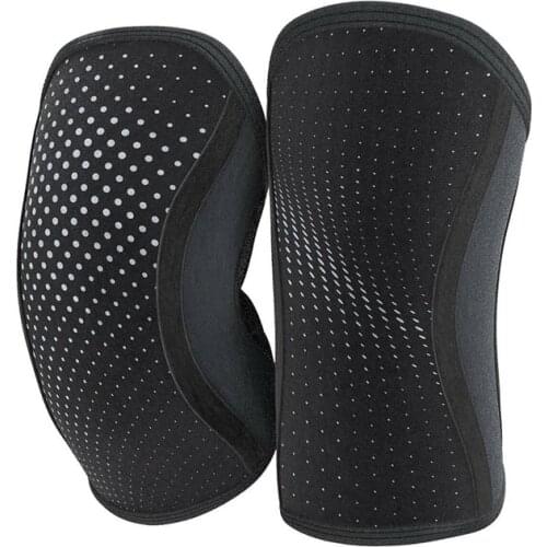 Knee Sleeves 7mm Thick Compression Weightlifting CrossFit Knee Braces Support Neoprene Outdoor Sport WOD Squats Workout Training