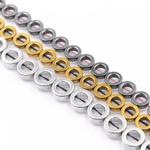 10 12mm Round Circle Shape Natural Stone Hematite Beads for Jewelry Making DIY Necklace Bracelet Accessories 15" Per Strand A702