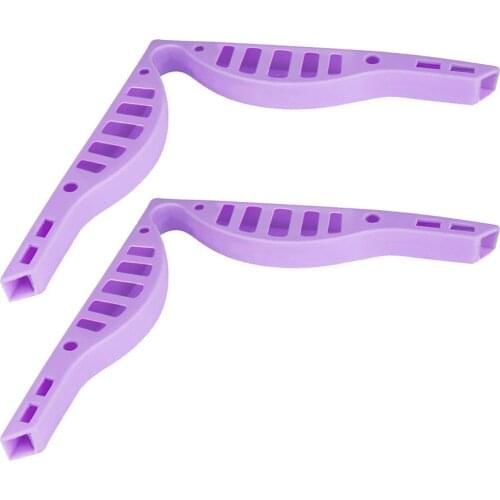 2pcs Soft Silicone Anti Fog Nose Bridge Holder Increases Breathing Space Help Breathe Smoothly Reusable Face Cover Bracket FN50