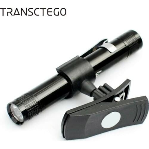 HeadLamp Portable Lighting Led Mini Clip Cap Brim Lights Bait Plate Fishing Lamps Book Light By 1pcs*AAA Battery Black HeadLamps