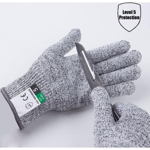 Winter Mens Outdoor Working Anti-cut Safety Gloves Cut Proof Stab Resistant Wrist Gloves Metal Kitchen Butcher Survival Gloves