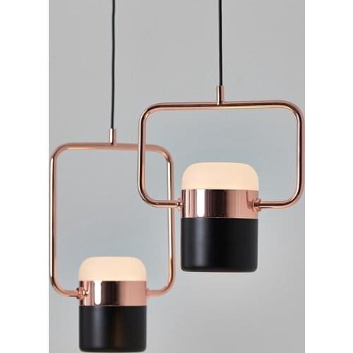 Modern Chandelier Lighting Nordic Creative Iron Pendant Lamp Office Study Bedroom Living Room Restaurant Led Lights Decoration