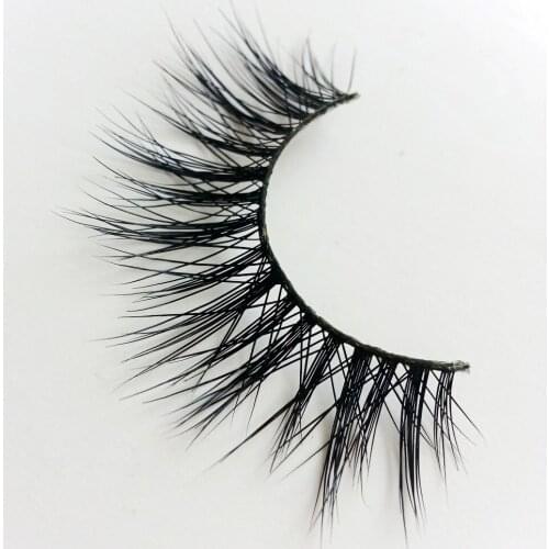 IN USA wholesale 300 pairs/pack 3D Mink Lashes No packaging Full Strip Lashes Mink False Eyelashes custom box Makeup eyelashes