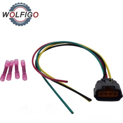WOLFIGO Distributor Connector Plug Harness Pigtail 4-Wire For Mazda B2200 B2600 1990-1993 MZ29 MZ31 T2T52971SPEC DIS1137