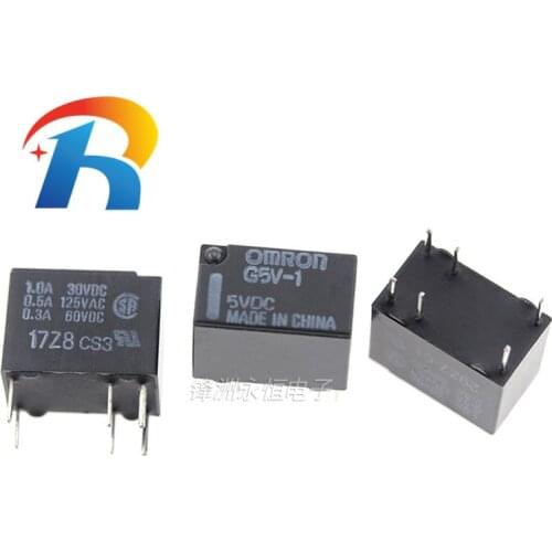 100% New origina G5V-1-5VDC DC 5V Omron relay G5V-1 5V DC