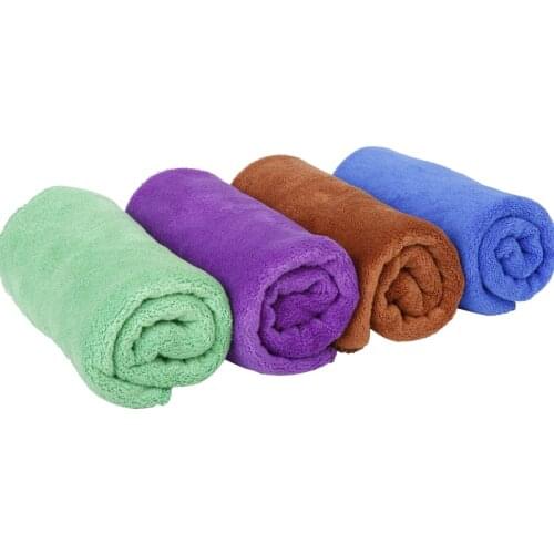 40*60cm Pet Dog Cat Blanket Soft Towel Paw Print Mat For Large Dog Puppy Bed Quilt Bath Towel Pet Cushion