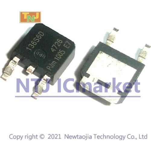 50 PCS BT136S-600D TO-252 136S6D BT136S-600 BT136 600V SMD Triacs logic level