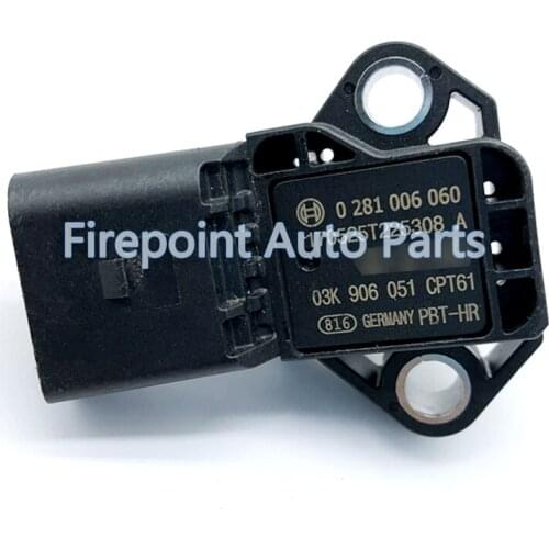 Manifold Absolute Pressure MAP sensor OEM 03K906051C 0281006060 Compatible With V-W