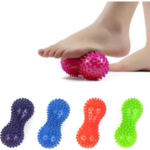 Peanut Massage Ball Spiky Trigger Point Relief Muscle Pain Stress Sensory Ball Therapy Health Care Gym Muscle Relex Apparatus