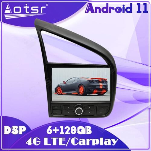 128G Android Car Multimedia Auto Video Audio Radio Player For Audi R8 V8 V10 2007 2008 2009-2014 GPS Navi Tesla Style Head Unit