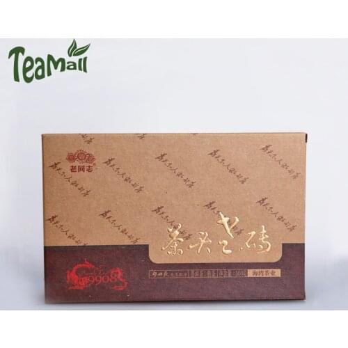 2018 Haiwan Ripe Puer Chinese Tea 9908 Lao Tong Zhi Old Tea Head Shu Puer Chinese Tea Brick 500g