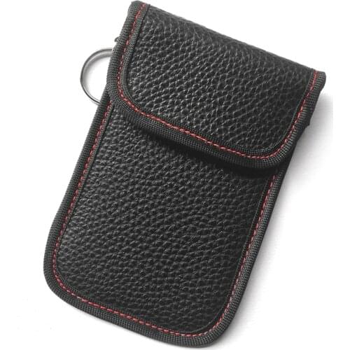 Car Key Signal Blocker Case Faraday Cage Fob Pouch Keyless RFID Blocking Bag Anti-degassing Anti-theft Bag