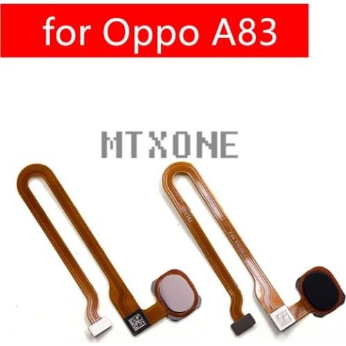 For oppo A83 fingerprint key scanner Home Button Flex Cable Touch ID Sensor Return Flex Cable Repair Parts
