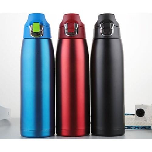 10pcs/lot 850ml Travel mug 29oz tumbler water cup 304 stainless steel coffee tea glass 2 wall insulated vacuum glass