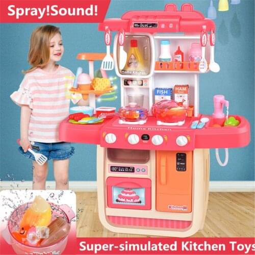 Simulation Spray Sound Pretend Play Kitchen Toy Kid Girl Xmas Christmas Gift